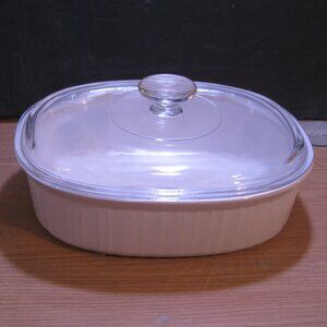 Corning Ware French White Casserole Dishes F-2-B, 2.8 L , USA,